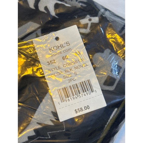 Cuddl Duds Pajama Set Novelty Print Long Sleeve Sleepwear, Size S, NWT - Picture 3 of 4